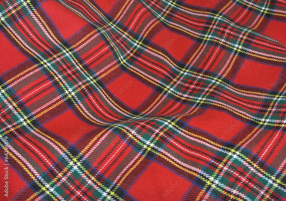 Checked fabric. Checked fabric.