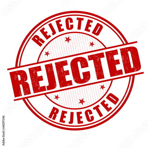 Rejected stamp
