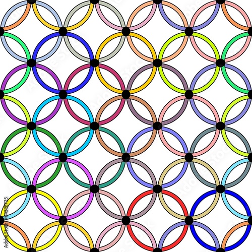 TRAMA CERCHIE E BORCHIE COLORI E SFONDO MODIFICABILI