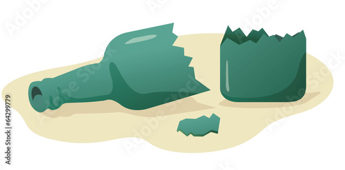Broken bottle