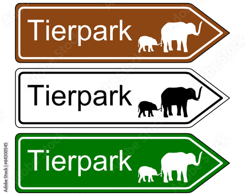 Wegweiser Tierpark