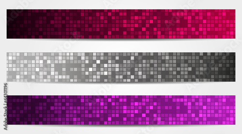 Collection of 3 banners (headers)