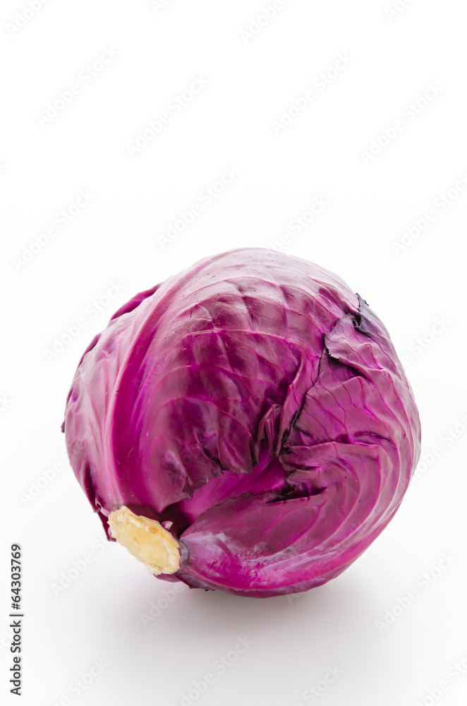 Cabbage isolated on white Cabbage isolated on white