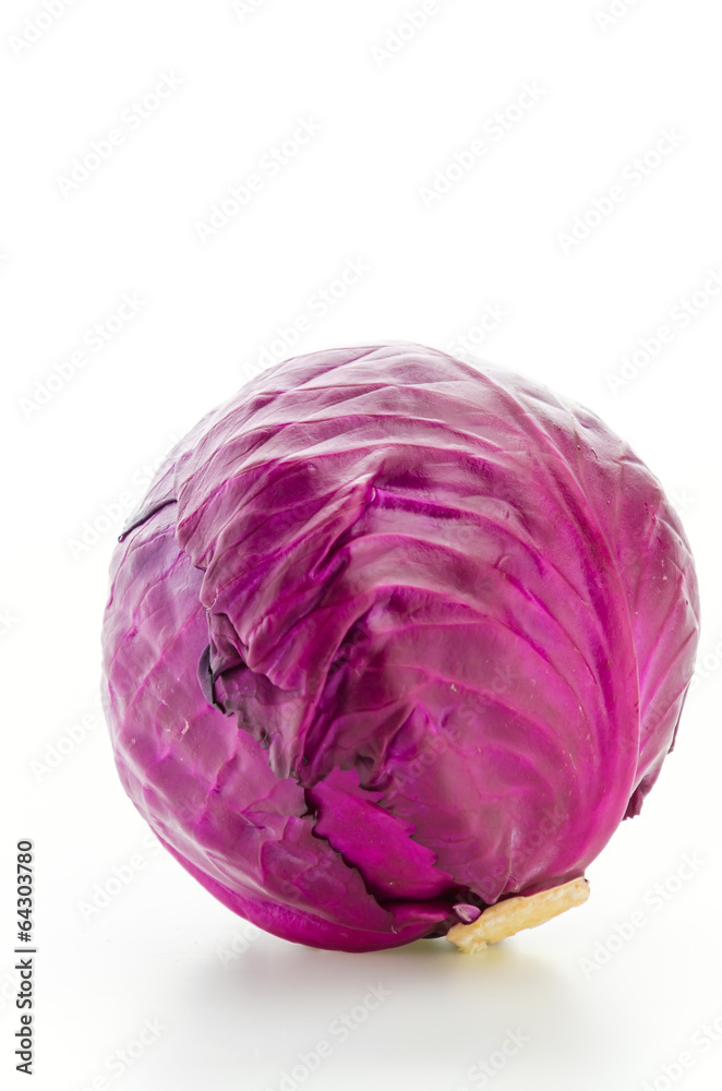 Cabbage isolated on white