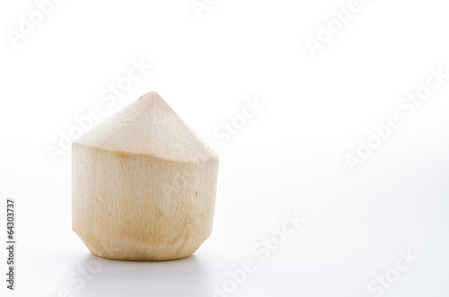 Coconut isolated on white