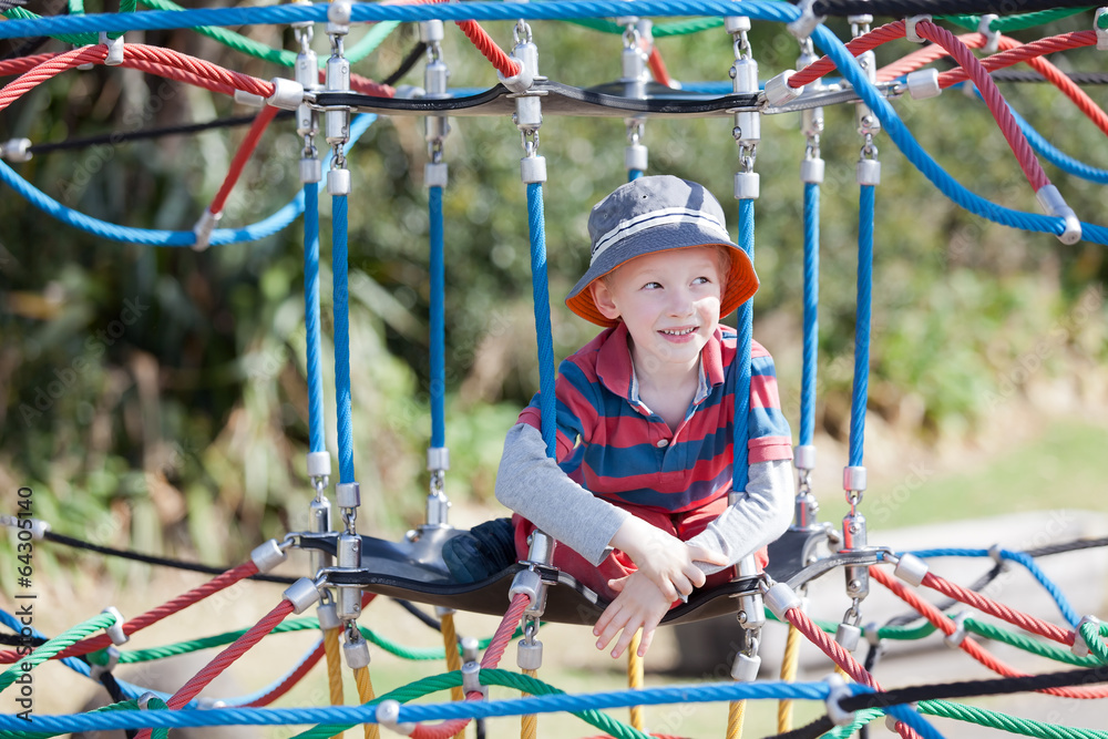 boy at playground