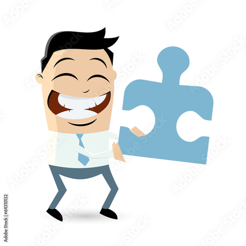 puzzle business mann männchen partnerschaft
