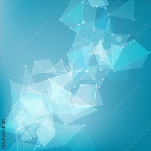 abstract mesh network background for technology, business