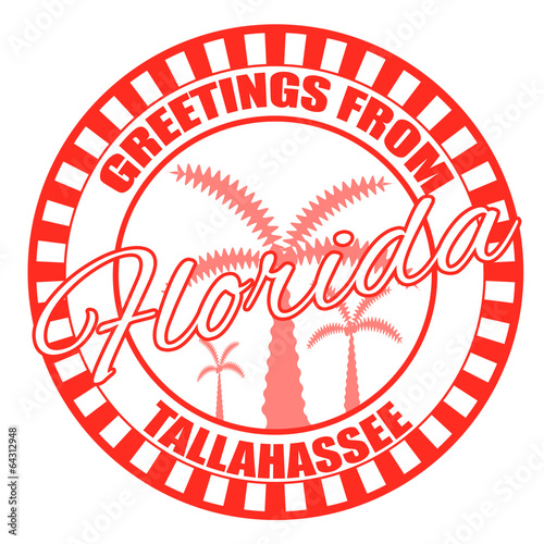 greetings from florida stamp