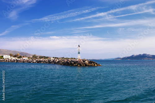 Harbor of the Aegina island