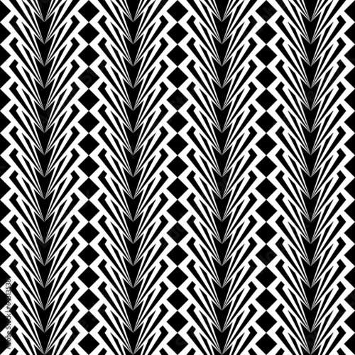 Design seamless monochrome vertical geometric pattern