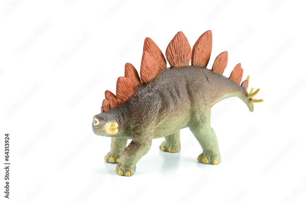 Fototapeta premium Stegosaurus dinosarus toy
