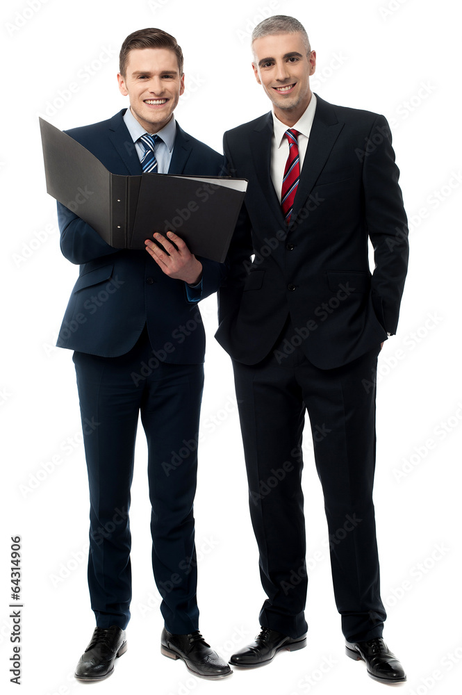Confident business people posing Confident business people posing