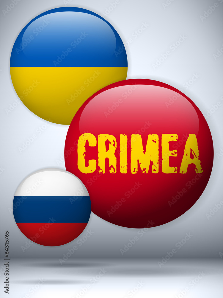 Ukraine and Russia conflict for Crimea Icon Ukraine and Russia conflict for Crimea Icon