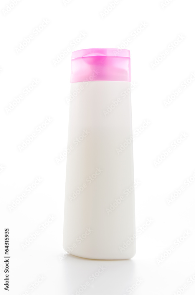 Plastic bottle isolated white background Plastic bottle isolated white background