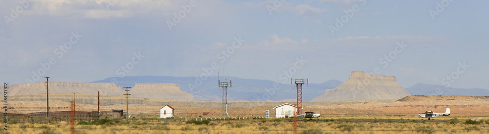 paysage aérodrome de l'Utah