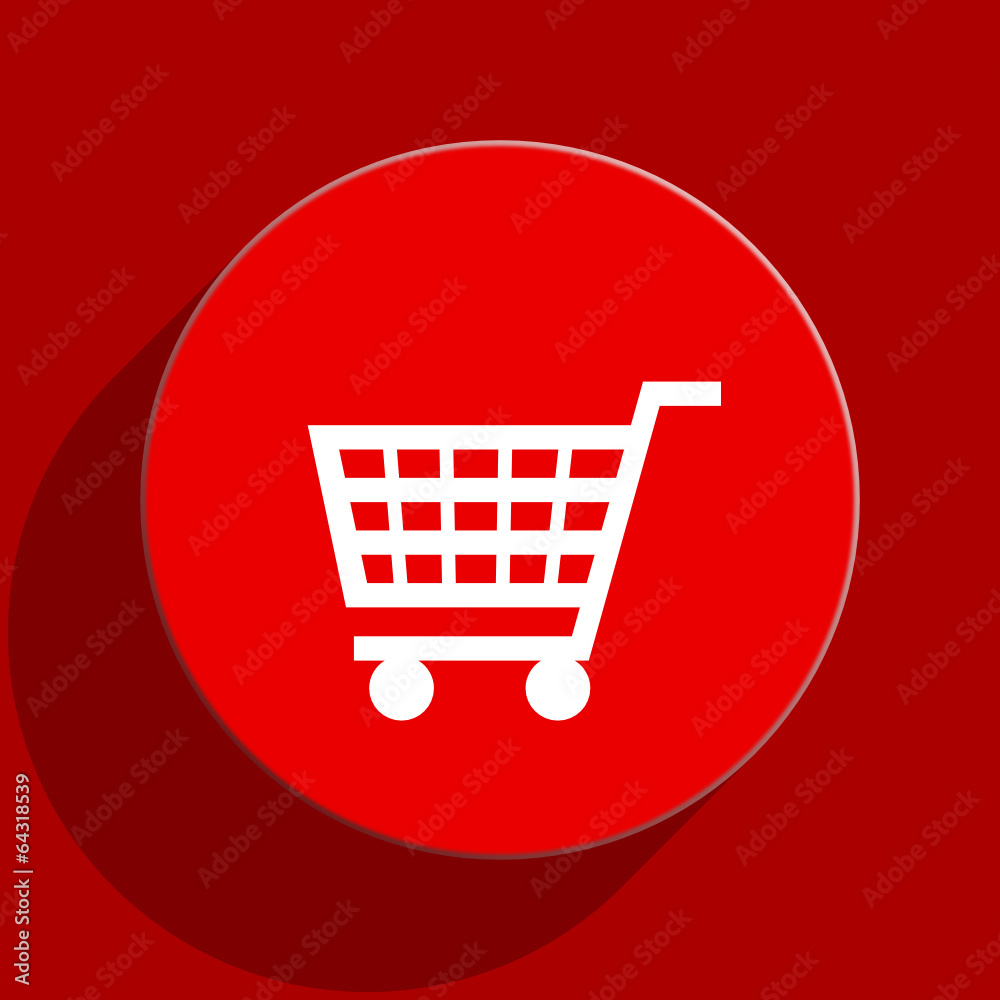 cart flat vector icon cart flat vector icon