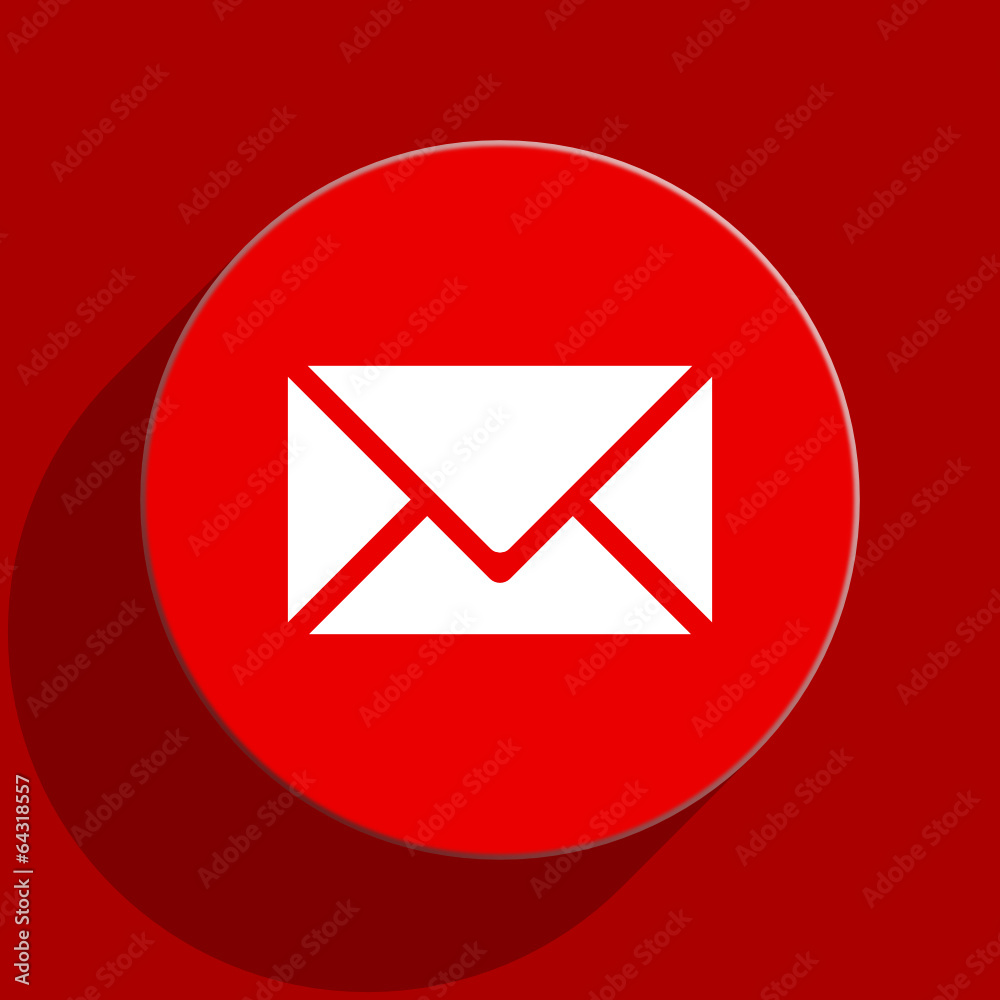 email flat vector icon