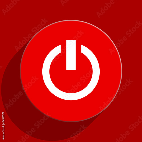 power flat vector icon