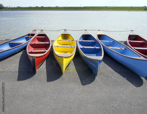 Canoes Fototapeta
