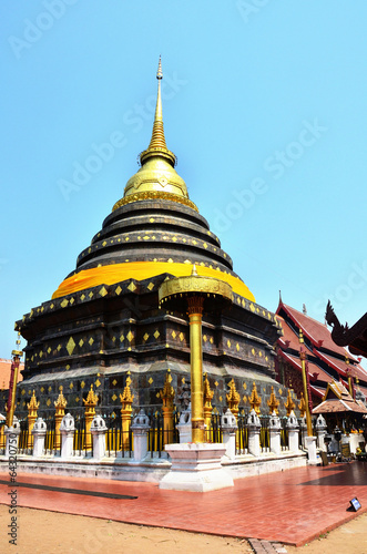 Wat Prathat Lampang Luang at Lampang of Thailand