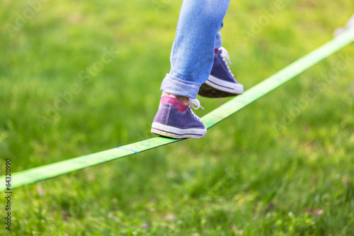 фотографія Slack line