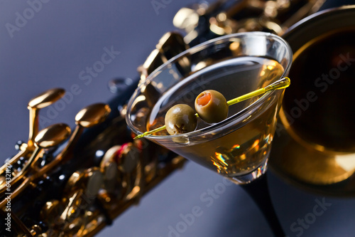 martini and sax