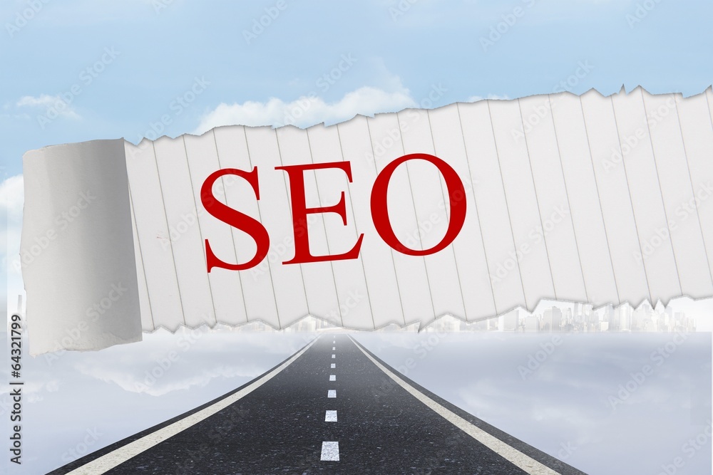 Seo against open road background