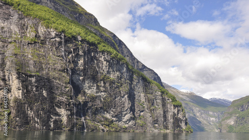 Geiranger, Geirangerfjord, Fjordfahrt, Sommer, Norwegen
