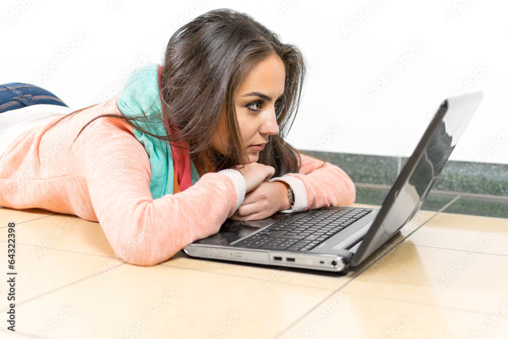 Relaxing with my laptop Relaxing with my laptop