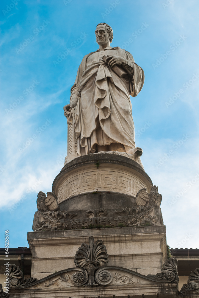 Statua Alessandro Volta, Como Stock Photo | Adobe Stock