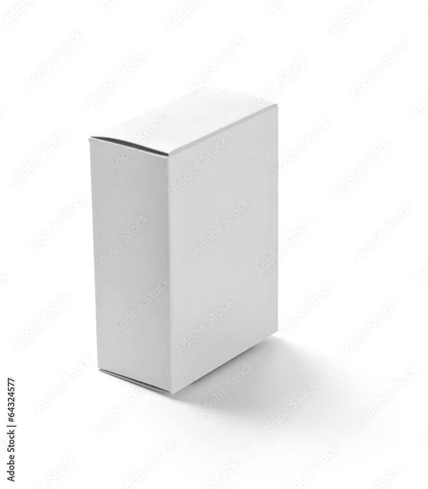 white box container template blank package white box container template blank package
