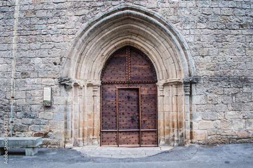 Eglise de Chassiers, village Ardéchois.