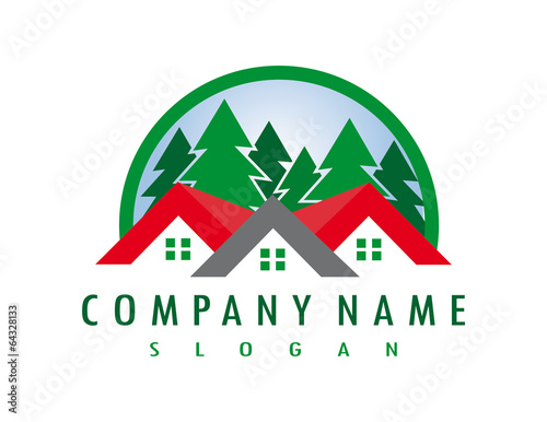 Forest real estate logo