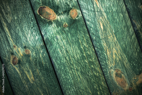 wall wooden planks painted green