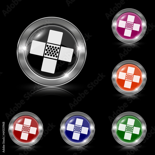 Medical patch icon