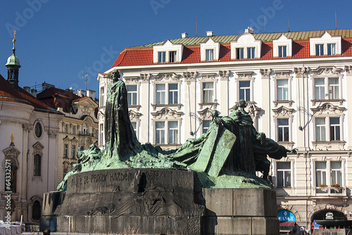 Il Monumento a Jana Hus - Praga photo