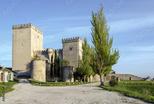 medieval street of ampudia photo