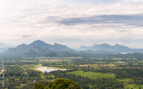 Mountain landscape of Sri Lanka