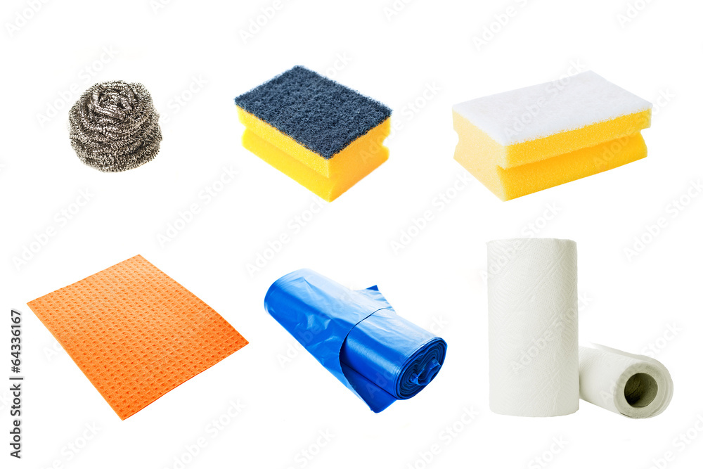 Obraz premium Kitchen cleaning equipment