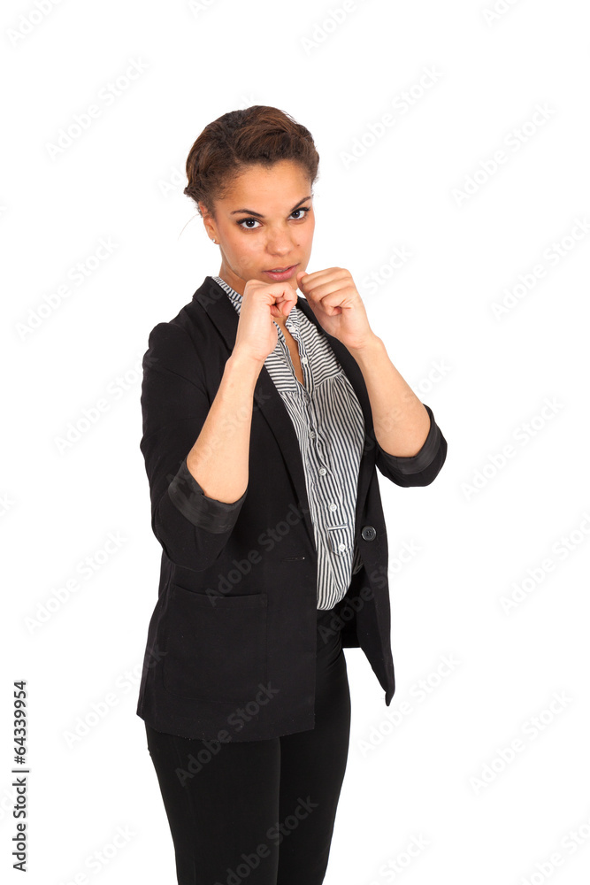 Beautiful young woman posing