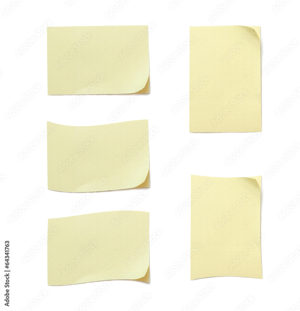 Isolated five of paper note Isolated five of paper note