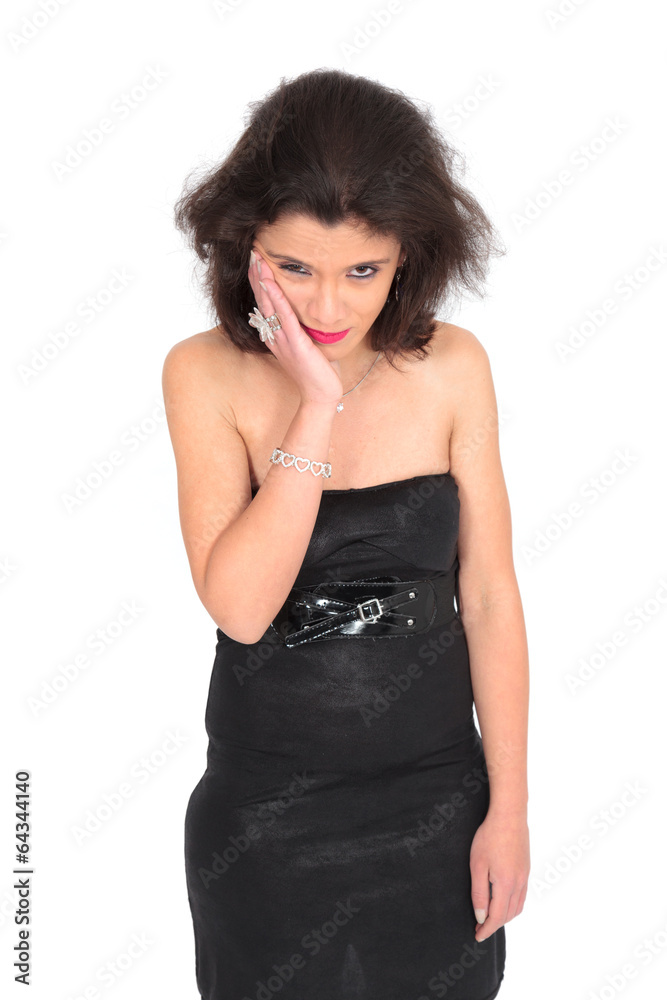 Beautiful young woman posing Beautiful young woman posing