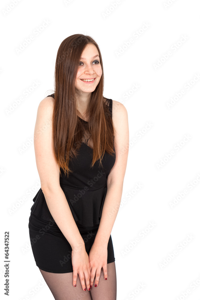 Beautiful young woman posing