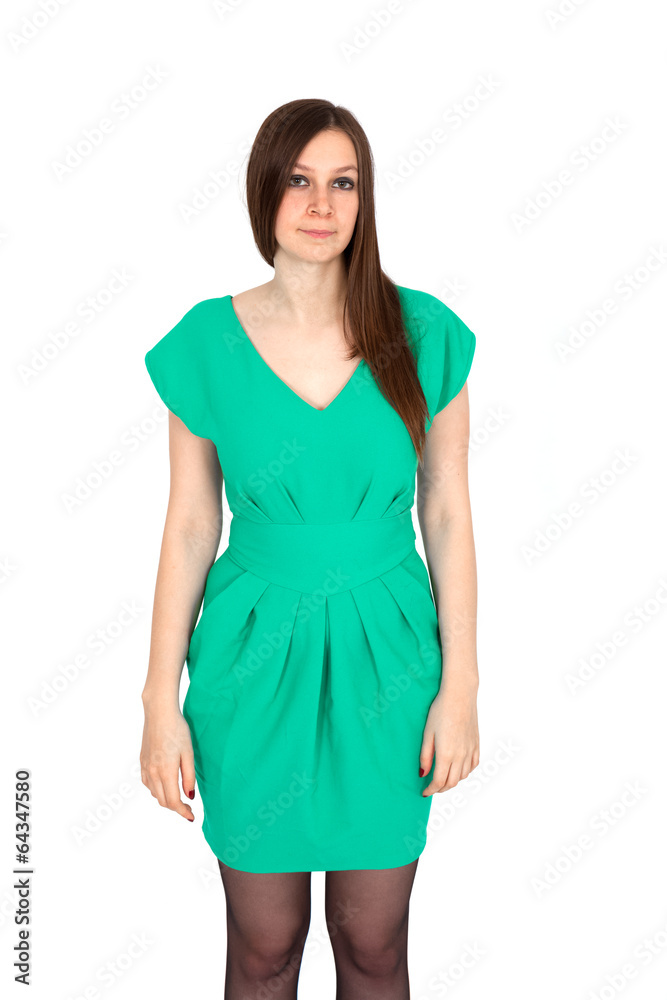 Beautiful young woman posing Beautiful young woman posing