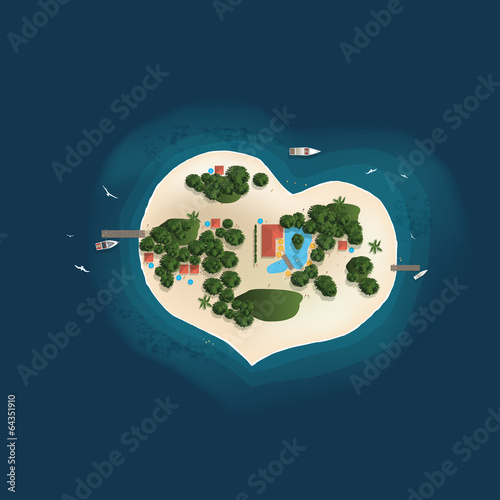 ILE Paradis coeur