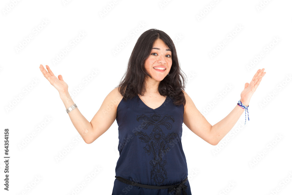 Beautiful Hispanic woman posing Beautiful Hispanic woman posing