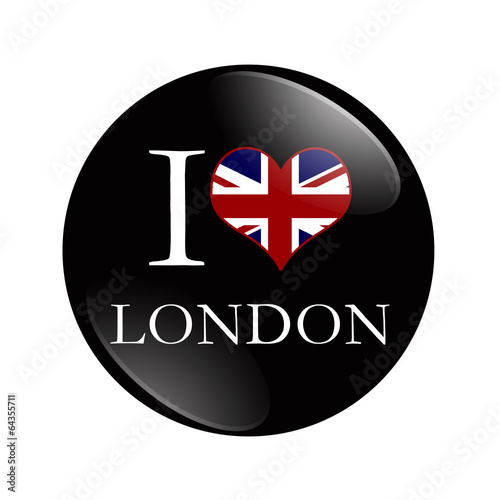 Foto I Love London button