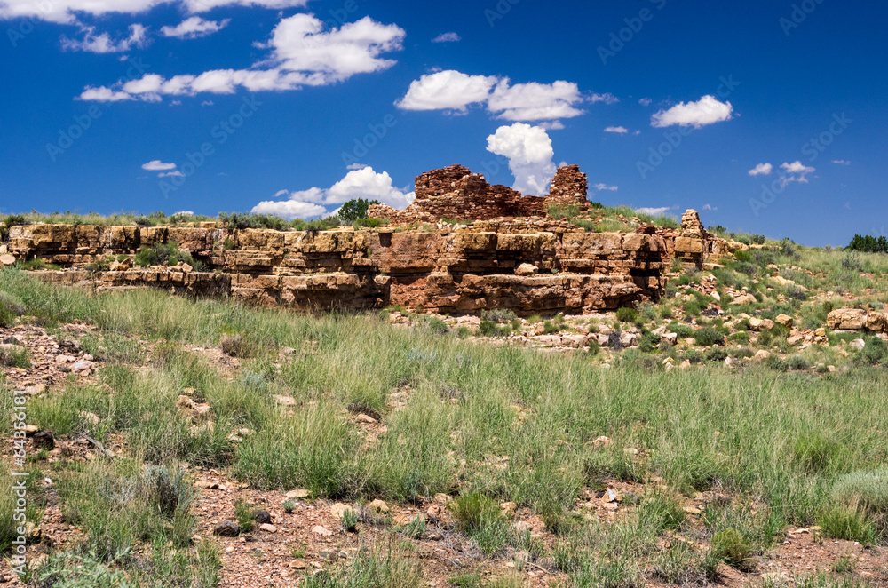 Pueblo Ruins in Wupatki National Monument