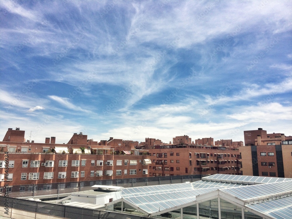 Buildings in Madrid, Spain Buildings in Madrid, Spain